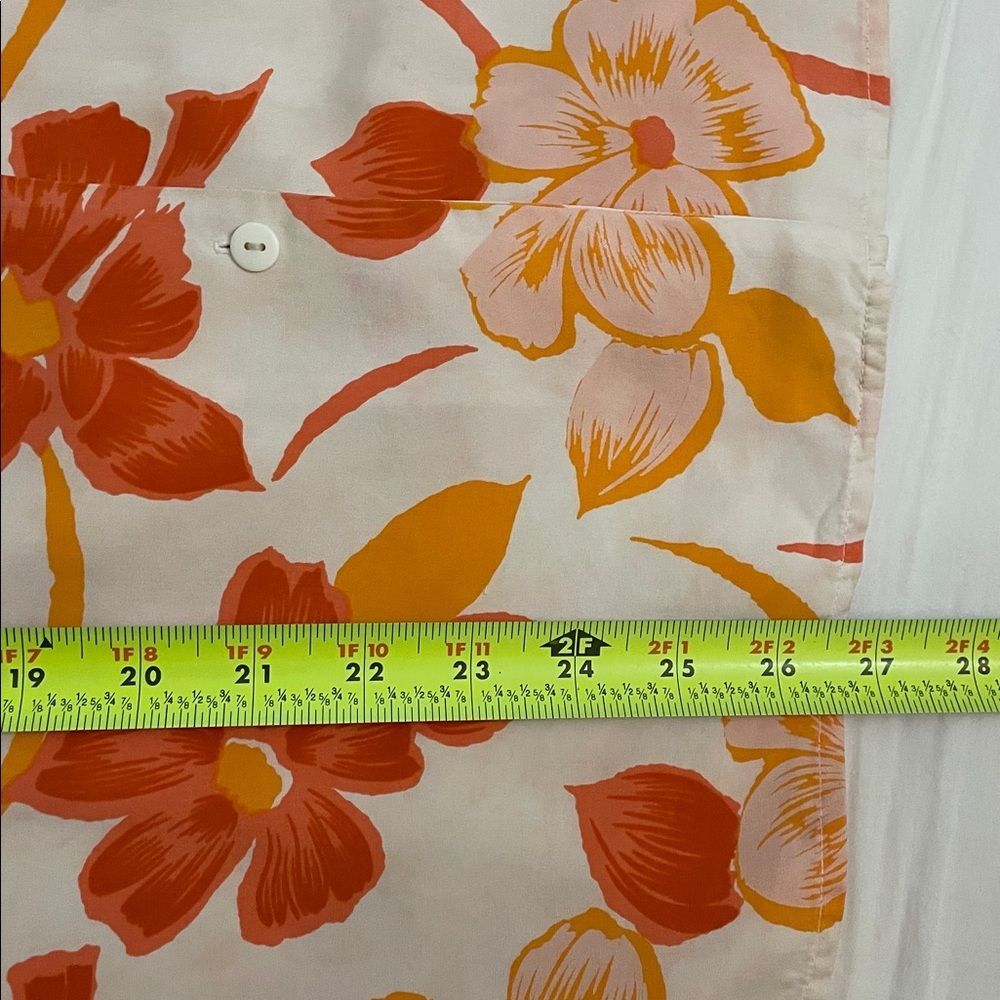 Finity Naturals VTG 90s Silk Hawaiian Floral Button Up Top Shirt Womens Size 6 - Picture 8 of 8